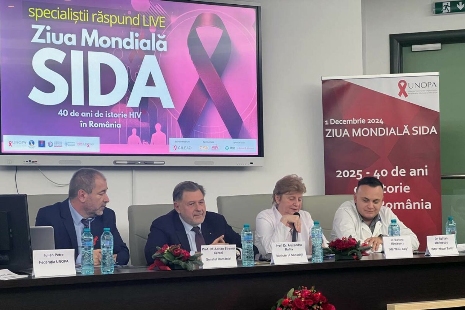 Dezbatere cu ocazia „1 decembrie – Ziua Mondială Sida” 2025 – 40 de ani ...
